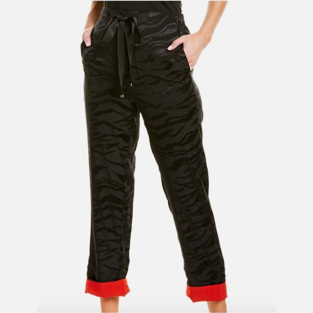 Zadig & Voltaire Pop Jacquard Tigre Silk Pants